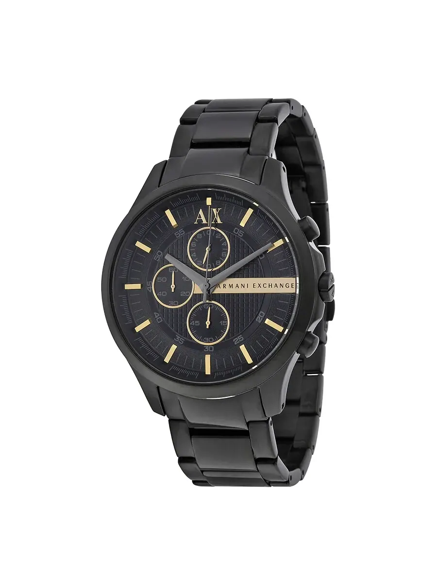 Мужские часы Armani Exchange с хронографом и черным циферблатом AX2164 — изображение 1 из 4, оттенок черный