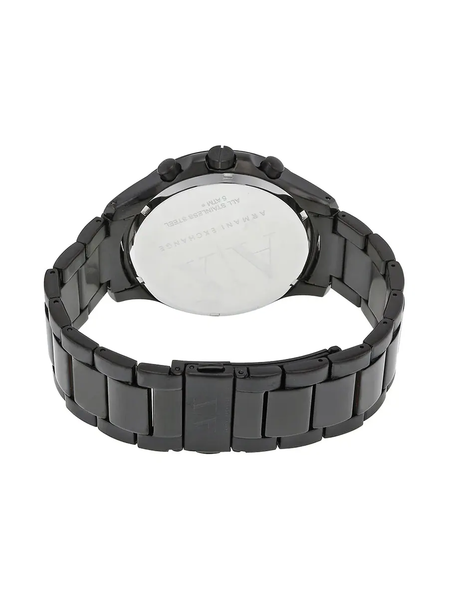 Мужские часы Armani Exchange с хронографом и черным циферблатом AX2164 — изображение 3 из 4, оттенок черный