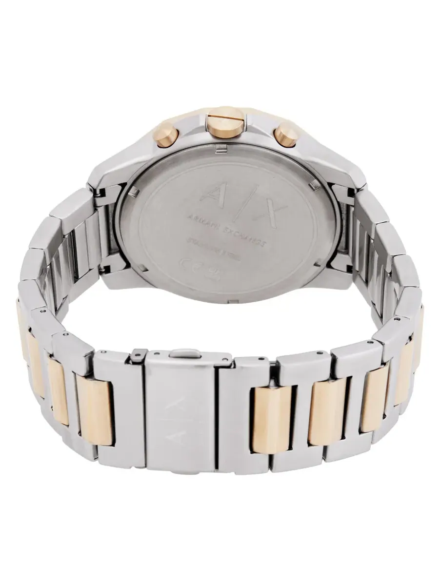 Мужские часы Armani Exchange Banks Chronograph с кварцевым механизмом, черным циферблатом AX7148SET — изображение 3 из 4
