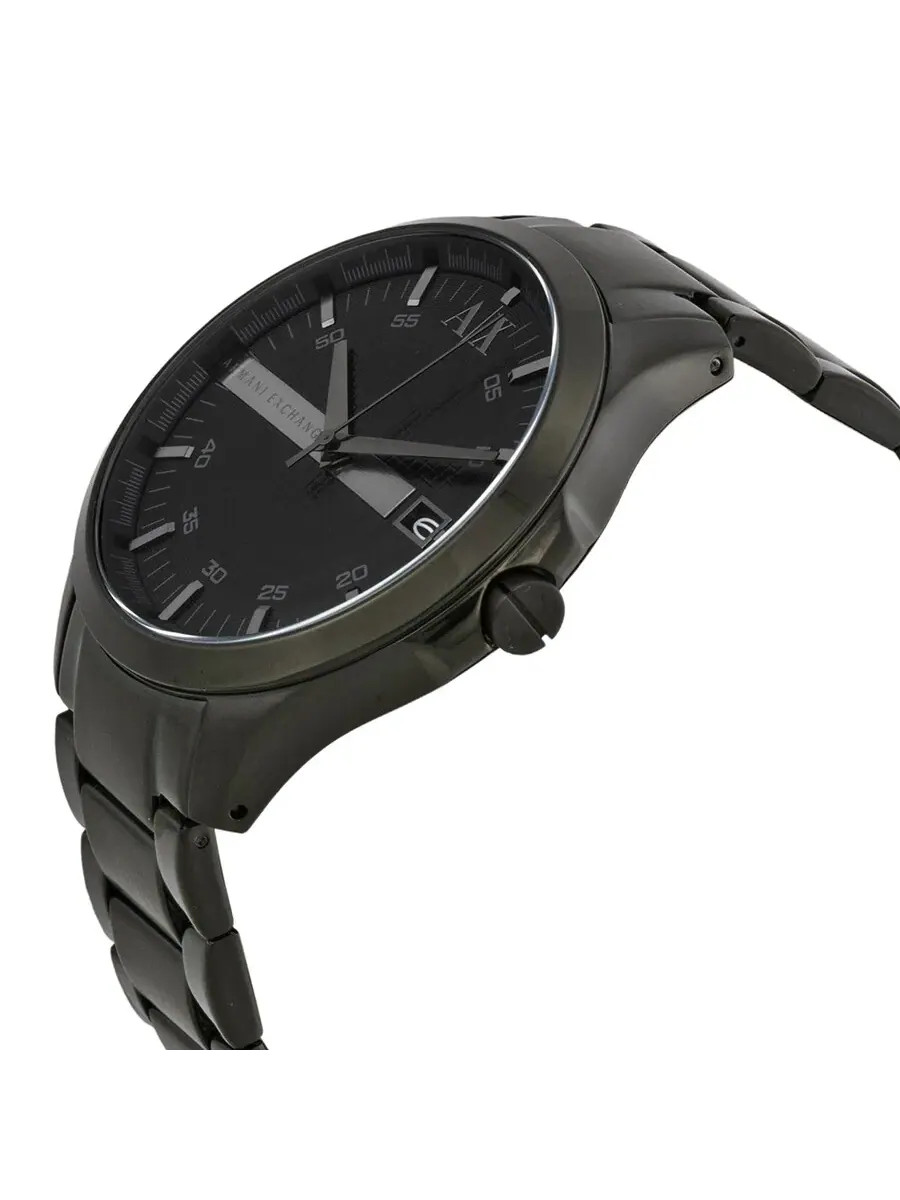 Мужские часы Armani Exchange Hampton с черным циферблатом и черным ионным покрытием AX2104 — изображение 2 из 4