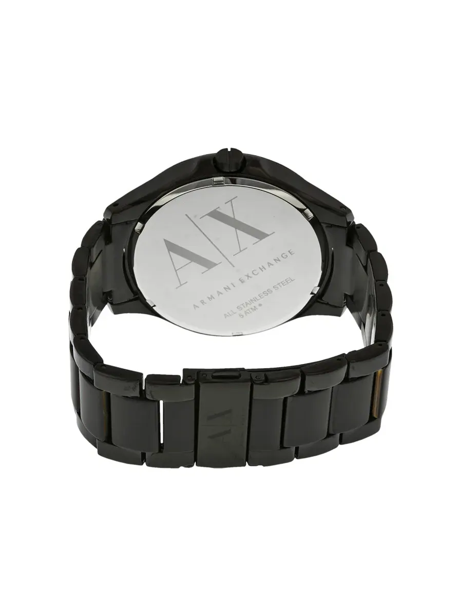 Мужские часы Armani Exchange Hampton с черным циферблатом и черным ионным покрытием AX2104 — изображение 3 из 4