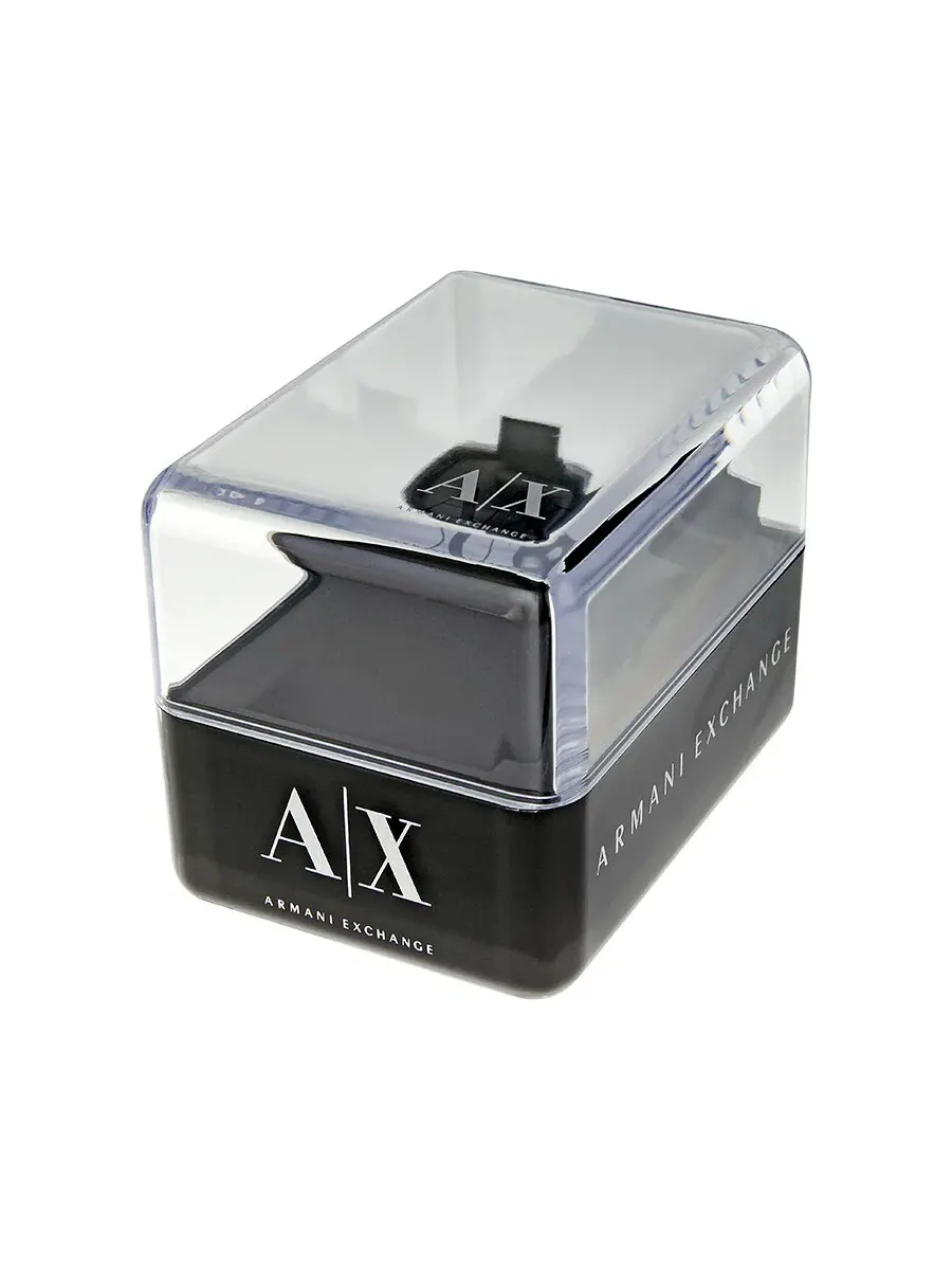 Мужские часы Armani Exchange Hampton с черным циферблатом и черным ионным покрытием AX2104 — изображение 4 из 4