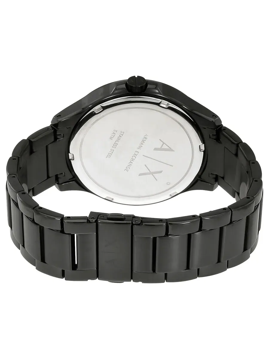 Подарочный набор для мужчин Armani Exchange Hampton с черным циферблатом AX7101 — изображение 3 из 4, оттенок черный