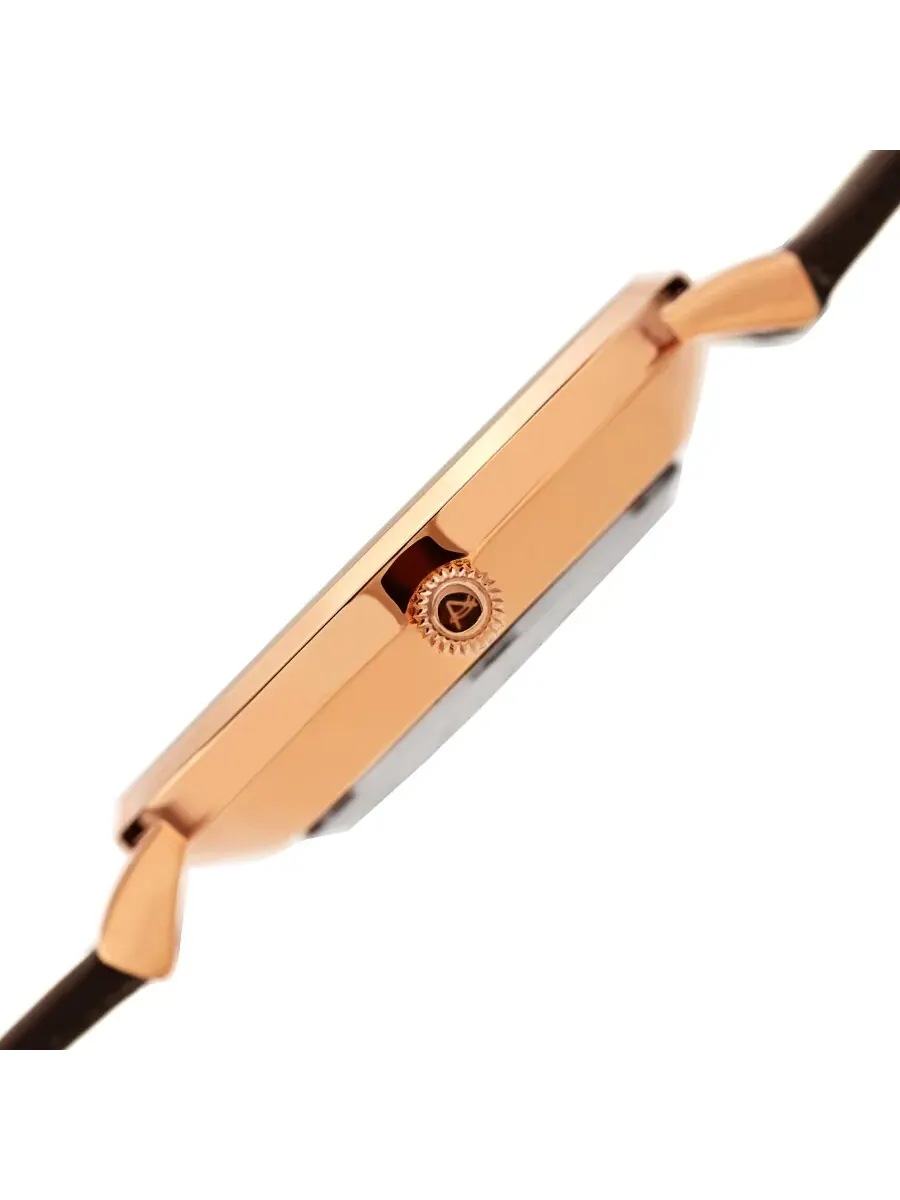 Женские часы August Steiner Quartz с коричневым циферблатом AS8263BR — изображение 3 из 4, оттенок розовый золотистый