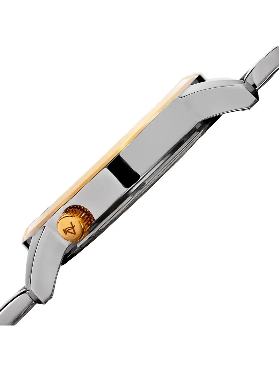 Мужские часы August Steiner Quartz Dual Time с серым циферблатом и двухцветным корпусом AS8210TTG — изображение 3 из 3