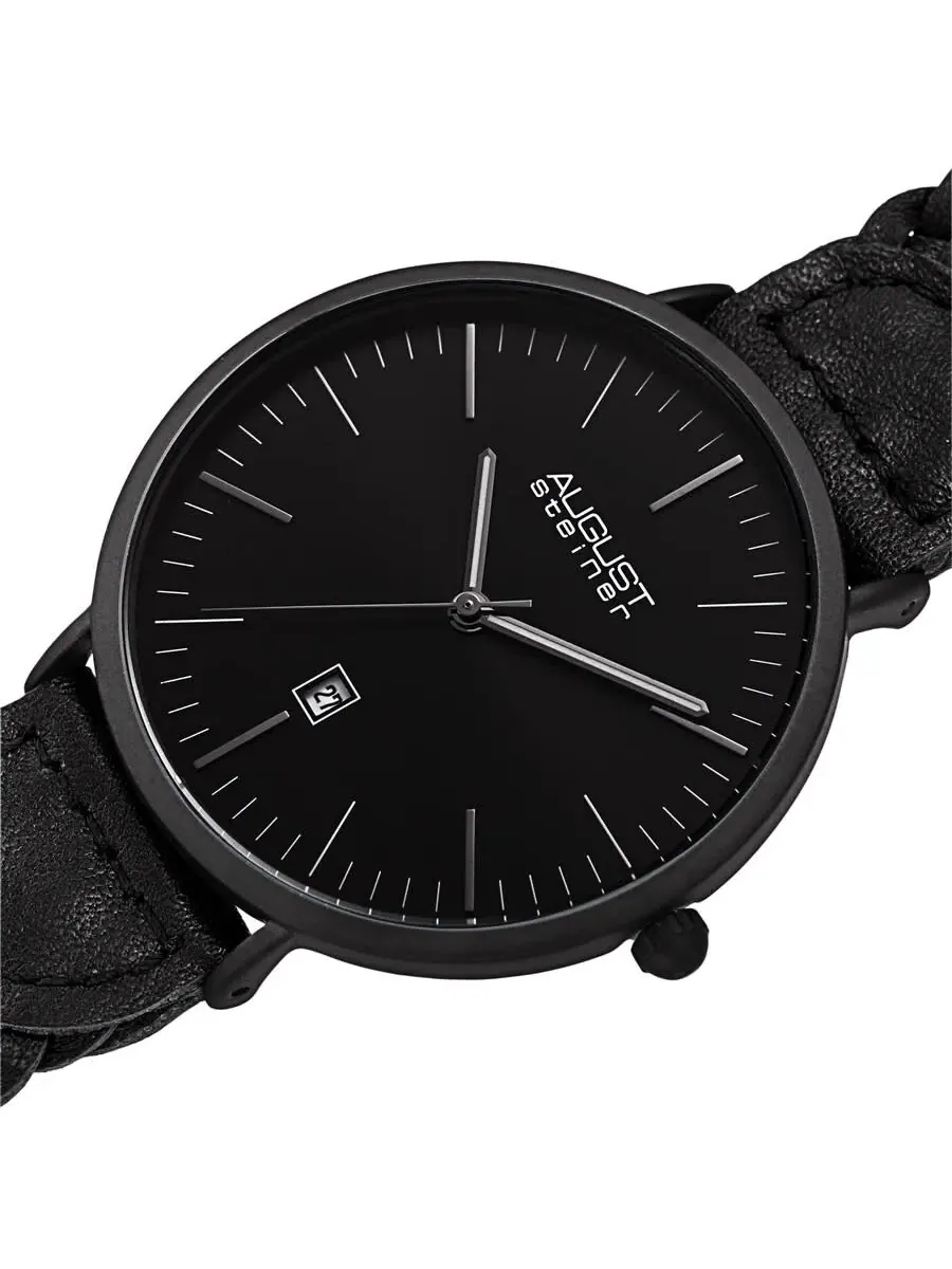 Мужские часы August Steiner Quartz с черным циферблатом AS8293BK — изображение 2 из 4, оттенок черный