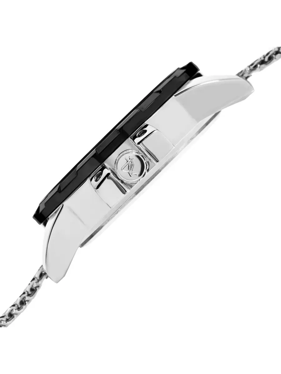 Мужские часы August Steiner Quartz с синим циферблатом и стальным сетчатым браслетом AS8202SSBU — изображение 3 из 4