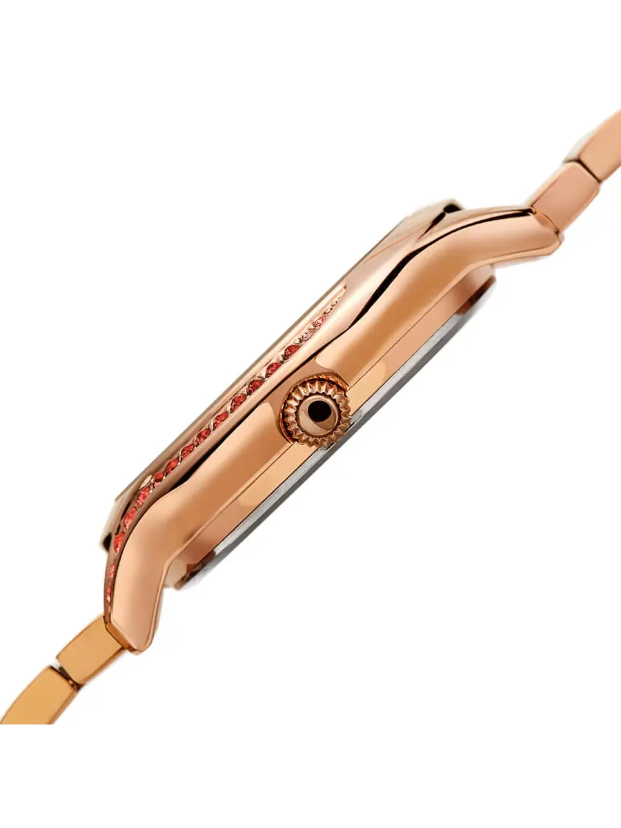 Женские часы August Steiner Quartz с красным циферблатом AS8279RD — изображение 3 из 4, оттенок розовый золотистый