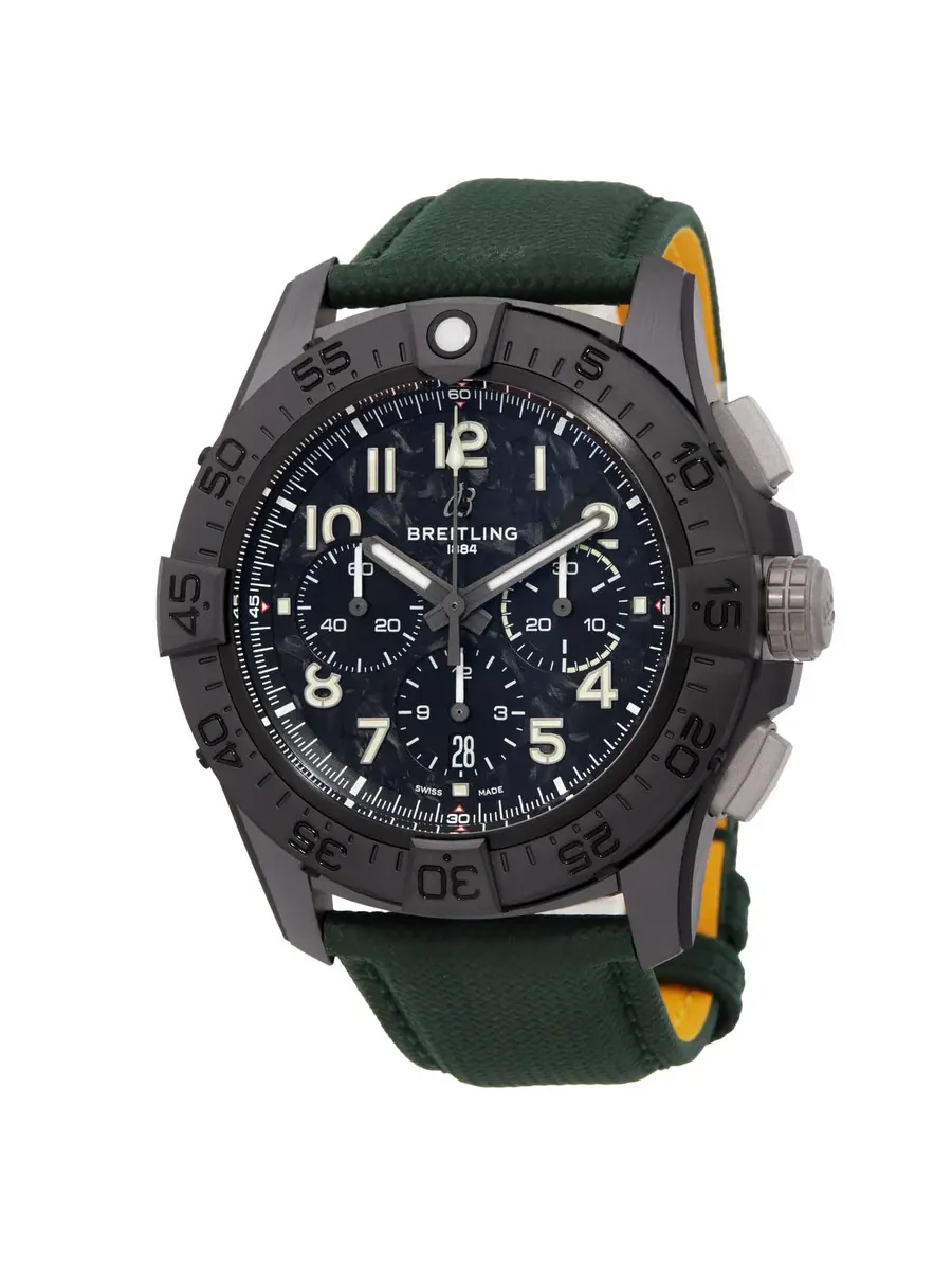 Мужские часы Breitling Avenger Chronograph 46 Night Mission, автоматический хронометр — изображение 1 из 3, оттенок черный