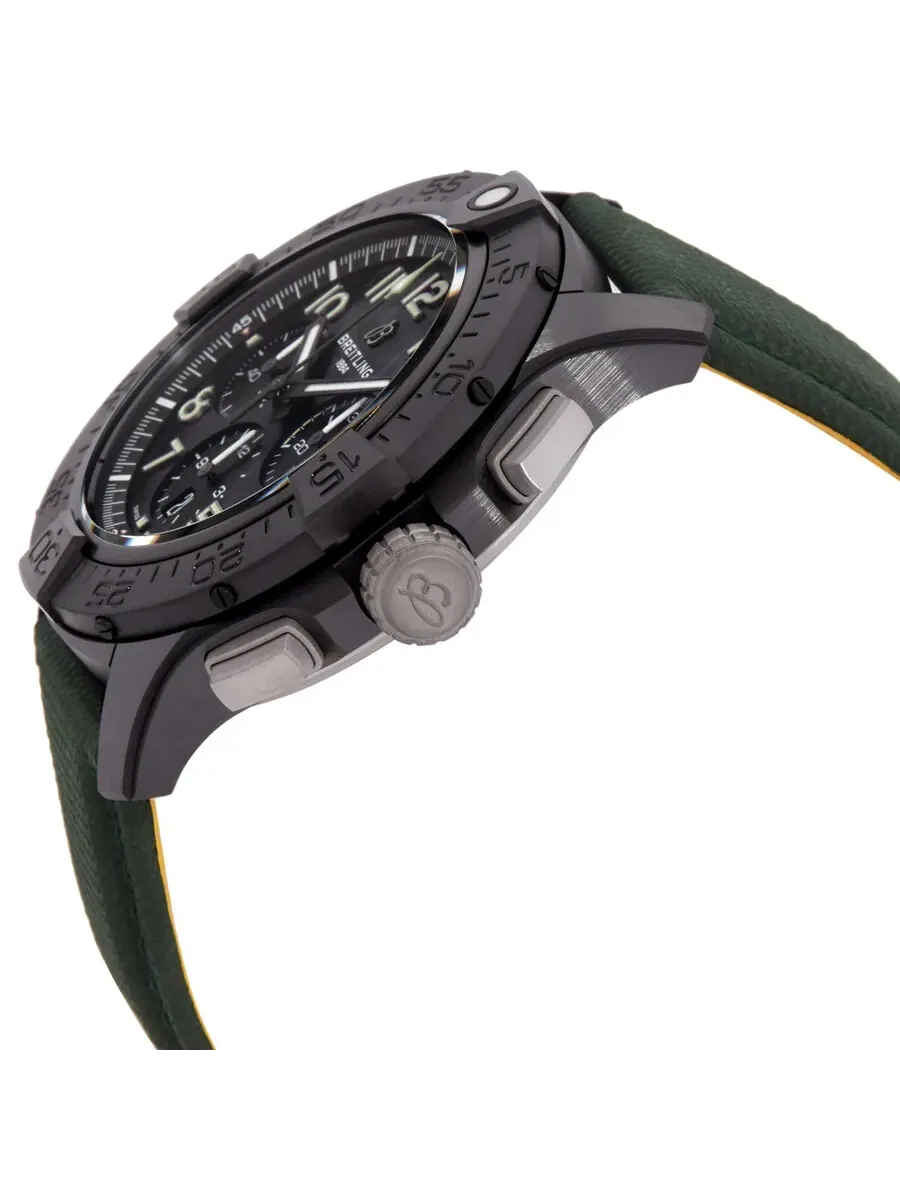 Мужские часы Breitling Avenger Chronograph 46 Night Mission, автоматический хронометр — изображение 2 из 3, оттенок черный