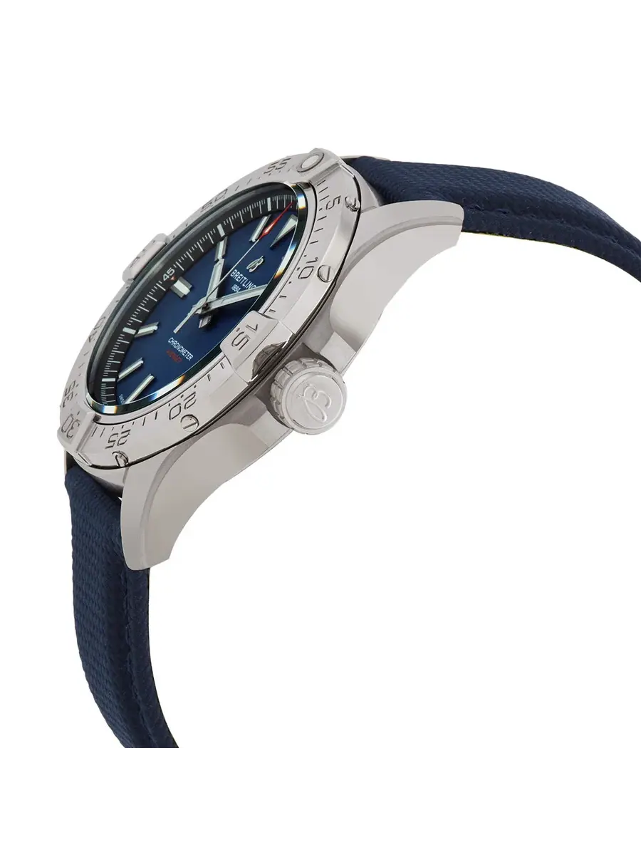 Мужские часы Breitling Avenger 42 Automatic с синим циферблатом A17328101C1X1 — изображение 2 из 3, оттенок серебристый