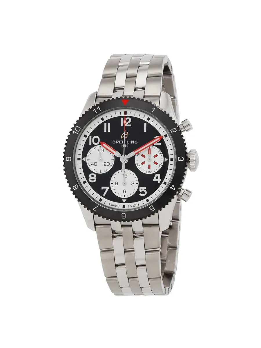 Мужские часы Breitling Classic AVI Mosquito 42mm Chronograph Automatic с черным циферблатом — изображение 1 из 4
