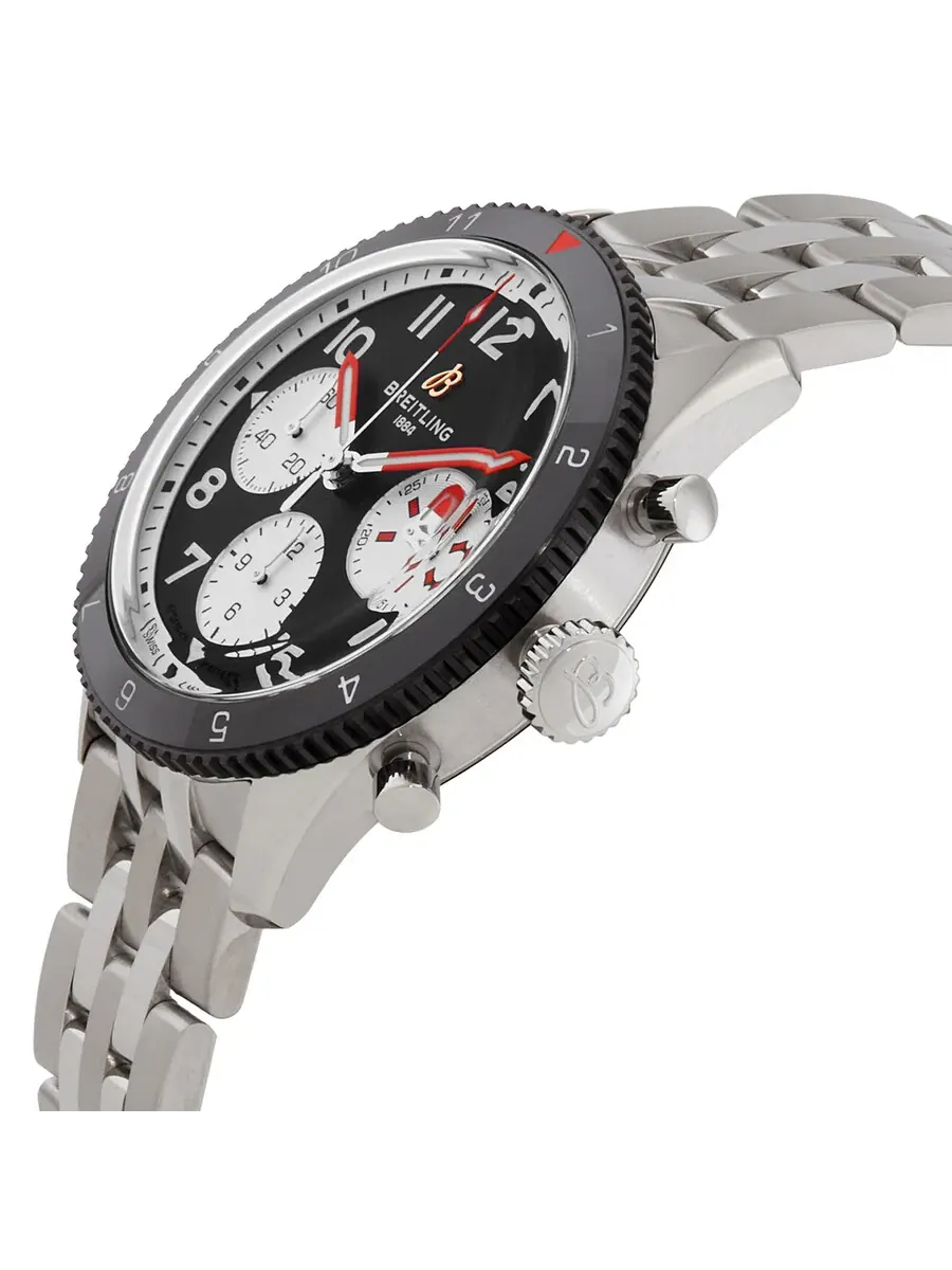 Мужские часы Breitling Classic AVI Mosquito 42mm Chronograph Automatic с черным циферблатом — изображение 2 из 4