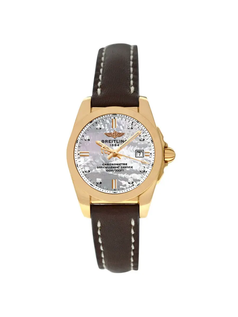 Женские часы Breitling Galactic 29 Quartz с бриллиантами H7234812/A792 — изображение 1 из 7, оттенок розовый золотистый
