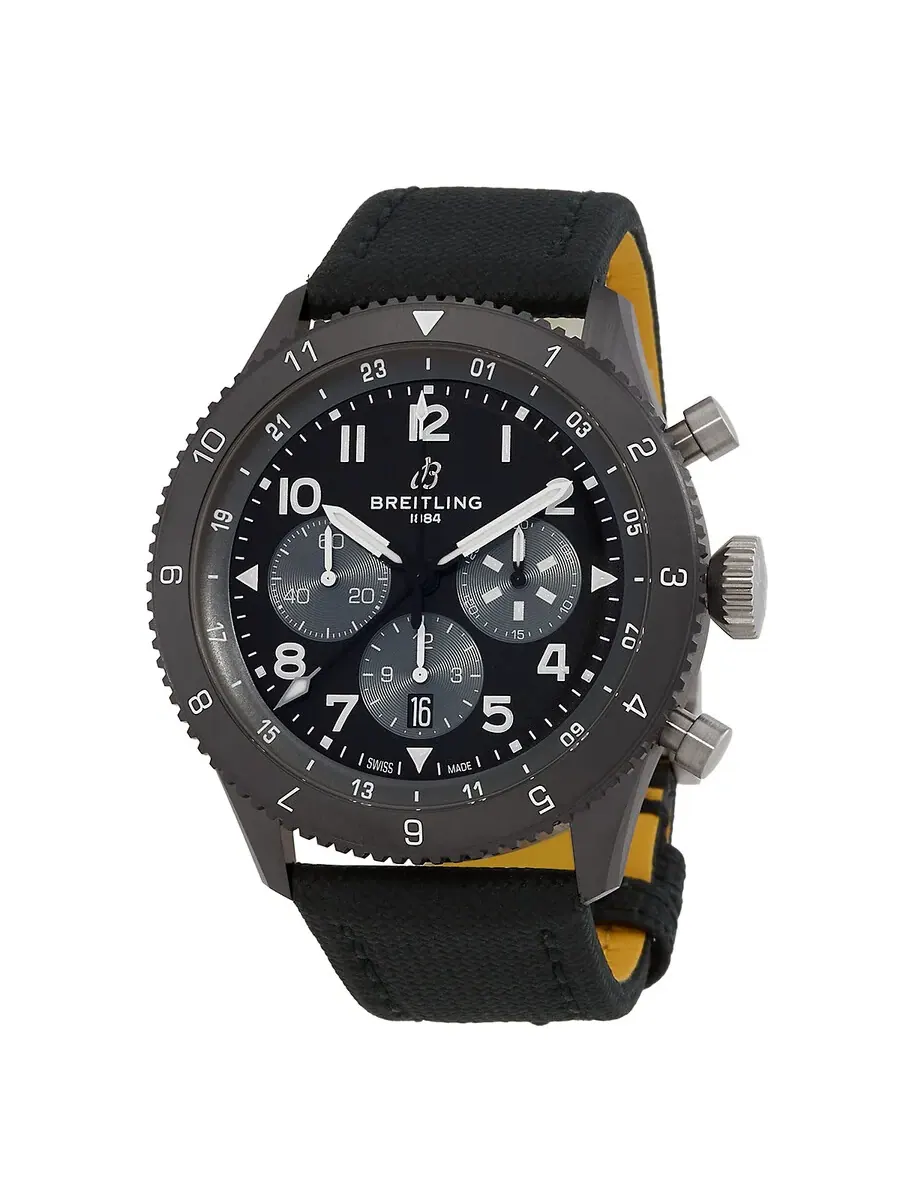 Мужские часы Breitling Super AVI B04 Chronograph GMT Mosquito Night Fighter с автоматическим — изображение 1 из 4