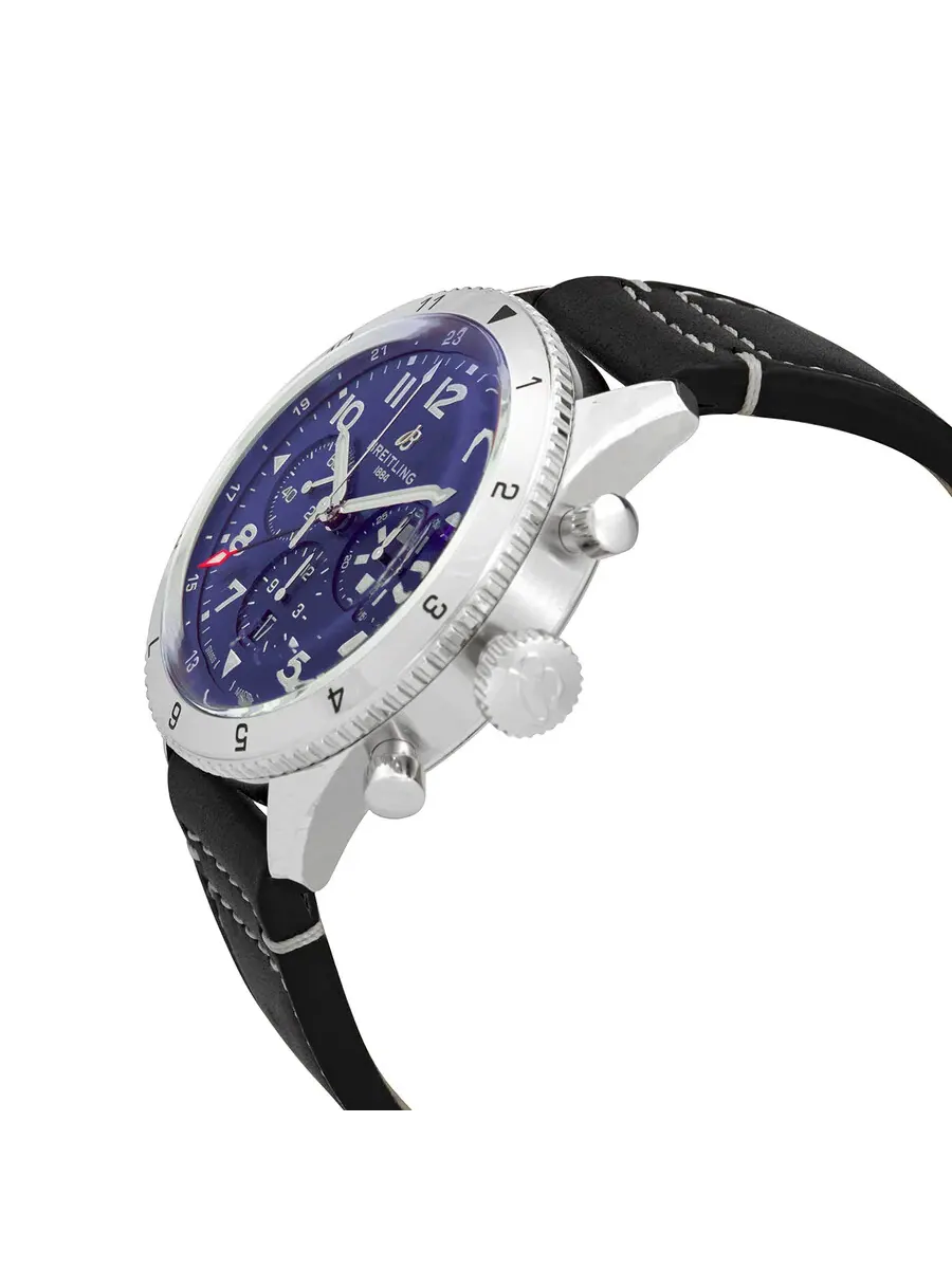 Мужские часы Breitling Super AVI 46 Chronograph Automatic Chronometer с синим циферблатом — изображение 2 из 4