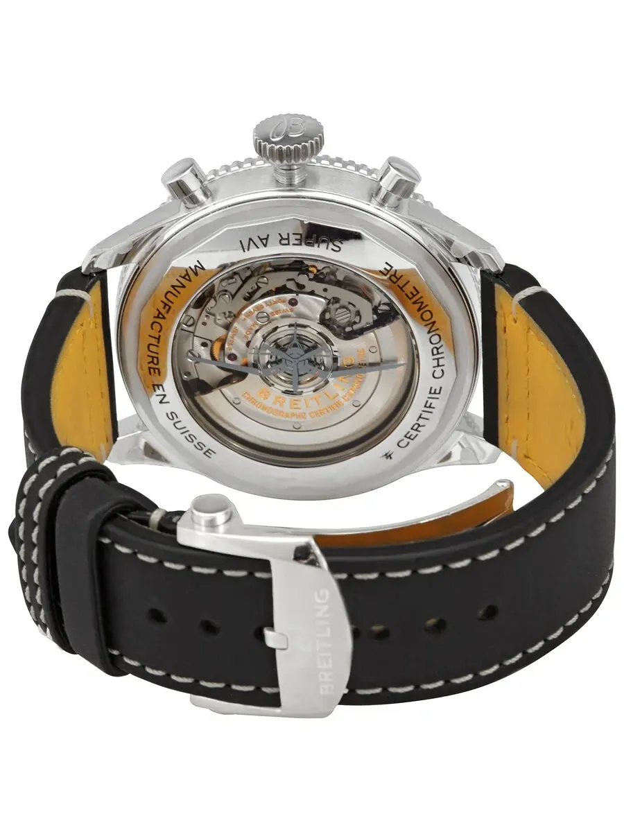 Мужские часы Breitling Super AVI 46 Chronograph Automatic Chronometer с синим циферблатом — изображение 3 из 4