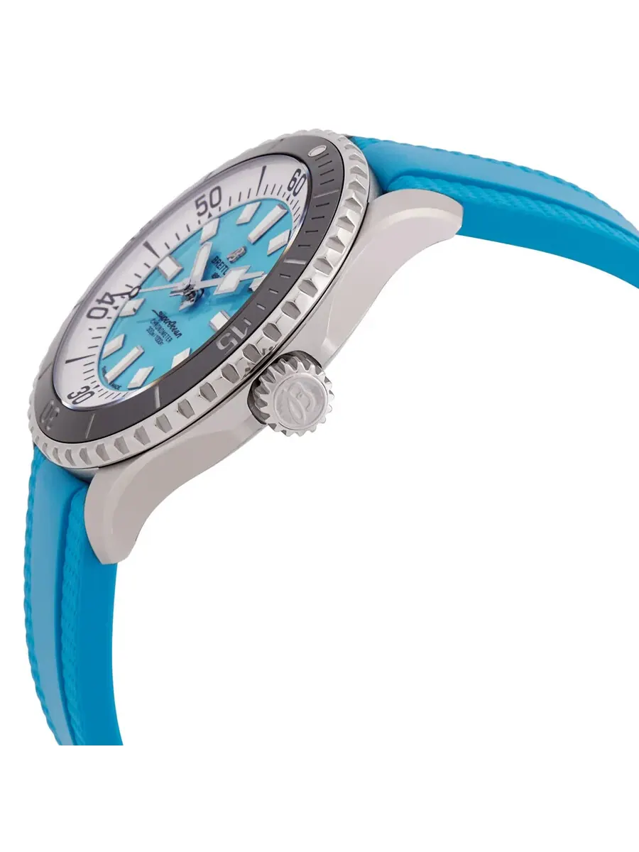 Мужские автоматические часы Breitling SuperOcean с синим циферблатом A17376211L2S2 — изображение 2 из 3