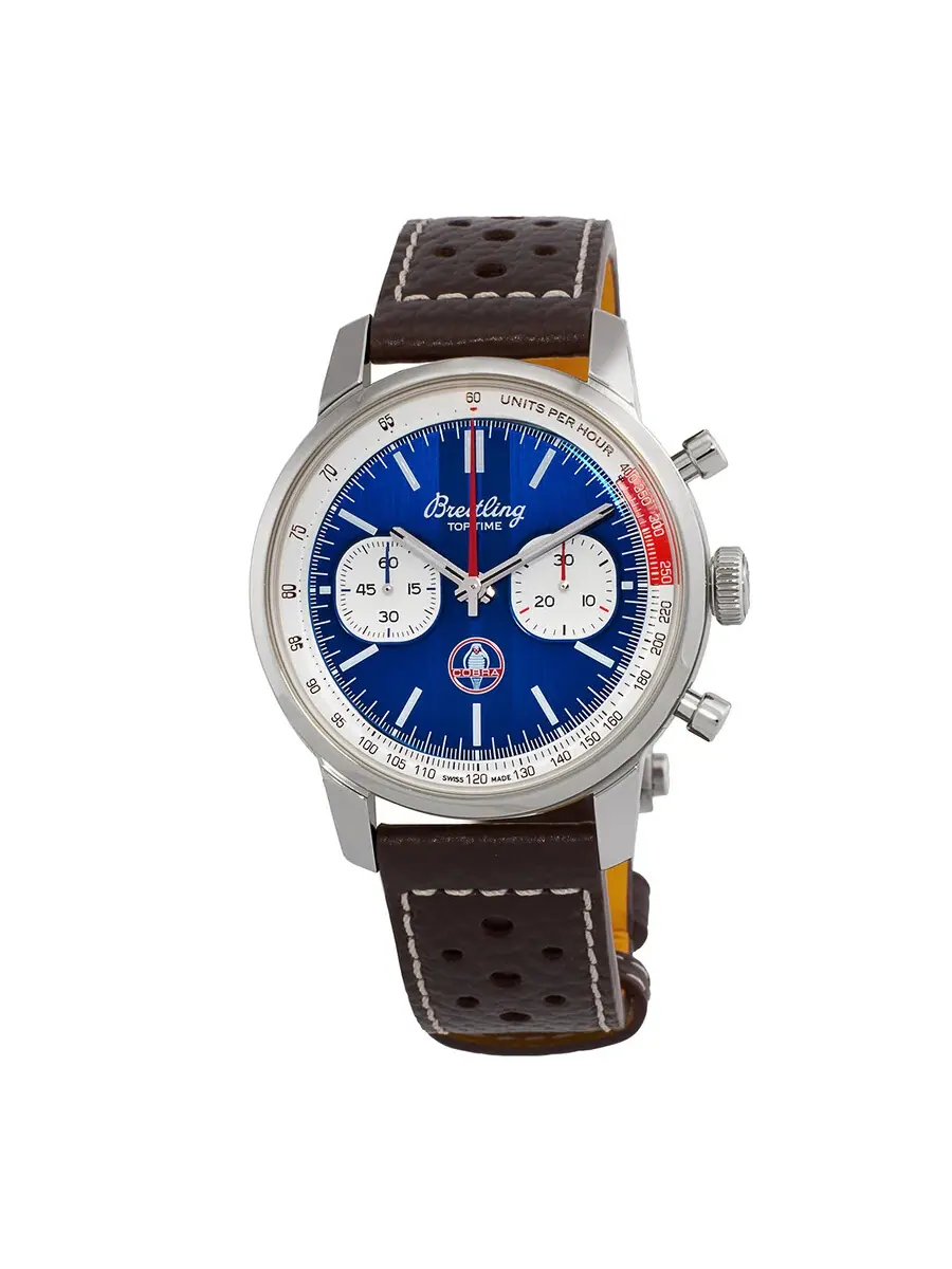 Мужские часы Breitling Top Time Shelby Cobra Chronograph Automatic Chronometer с синим циферблатом — изображение 1 из 4