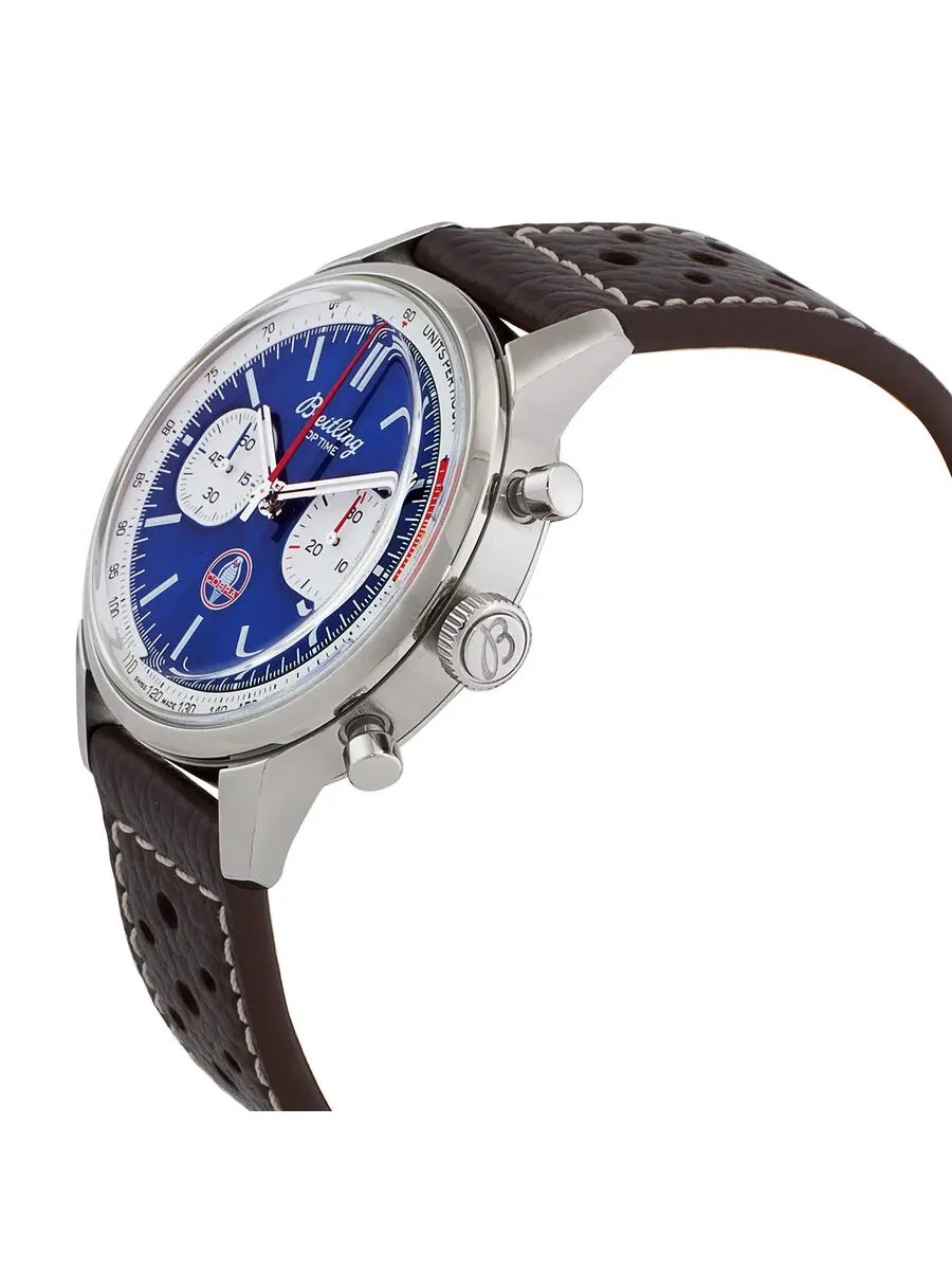 Мужские часы Breitling Top Time Shelby Cobra Chronograph Automatic Chronometer с синим циферблатом — изображение 2 из 4