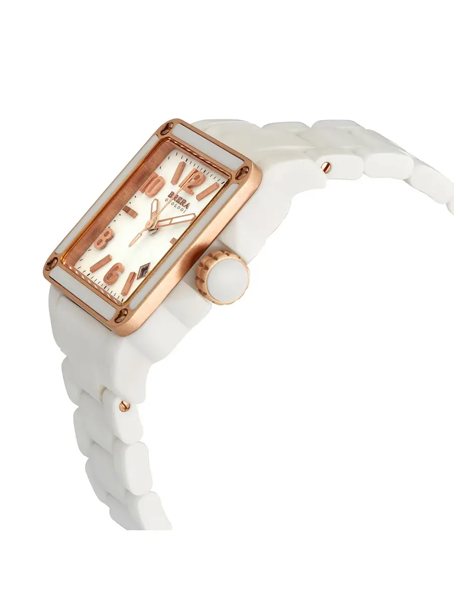 Женские часы Brera Orologi Stella с перламутровым циферблатом BWST2CWHRGN — изображение 2 из 3, оттенок розовый золотистый