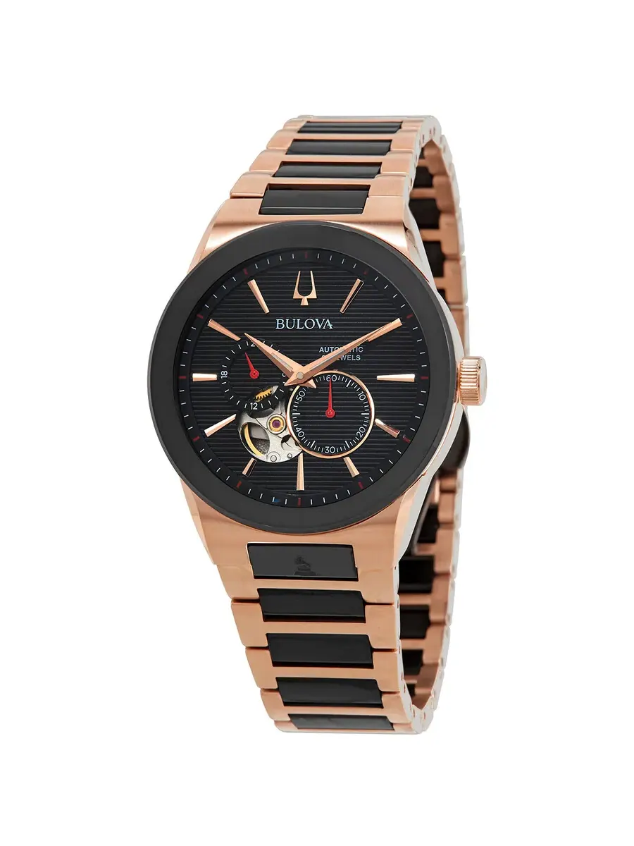 Мужские часы Bulova Latin GRAMMY Automatic 98A236 — изображение 1 из 3, оттенок черный