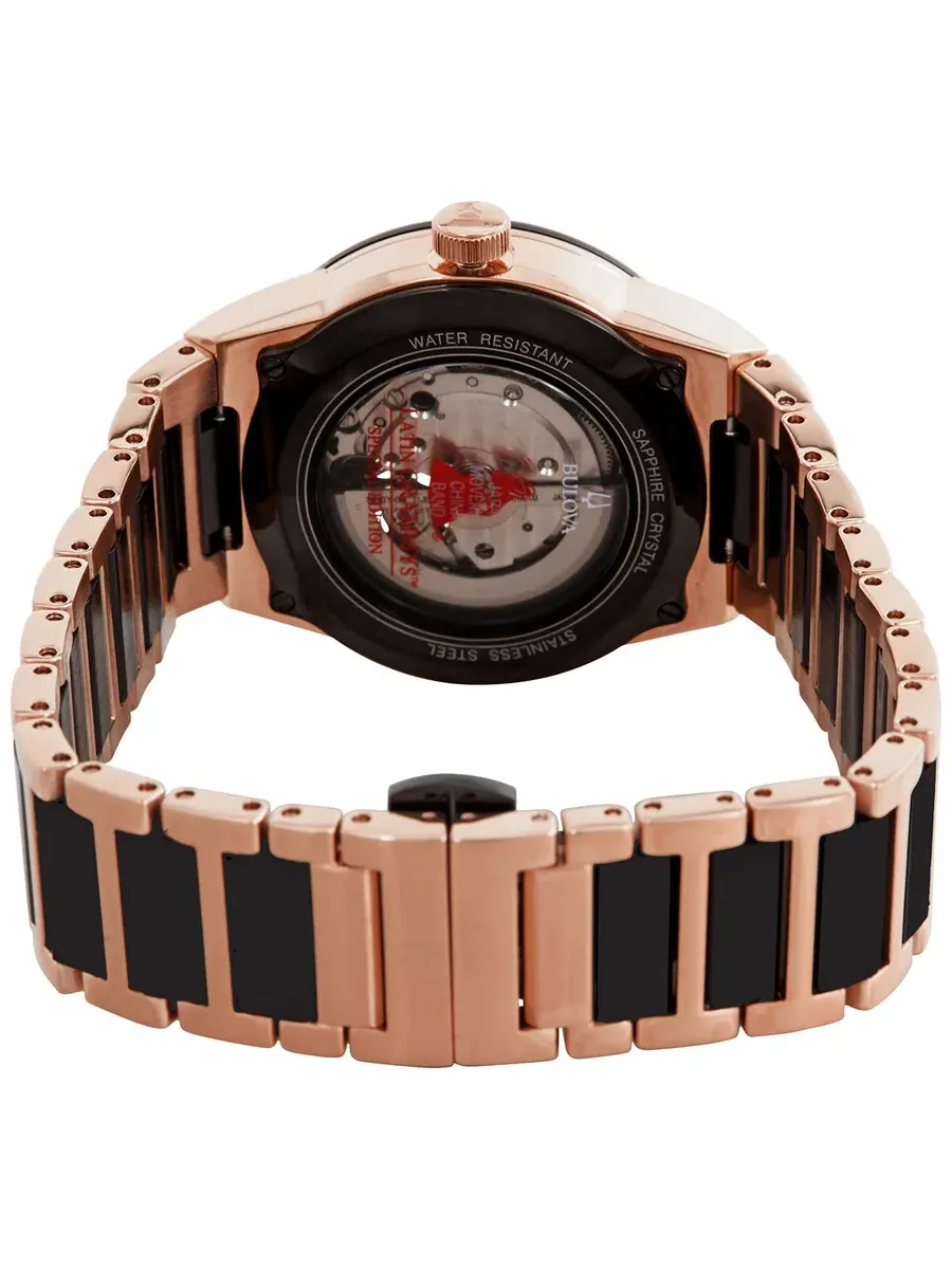 Мужские часы Bulova Latin GRAMMY Automatic 98A236 — изображение 3 из 3, оттенок черный