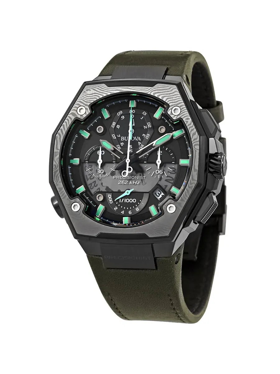 Мужские часы Bulova Precisionist X Special Edition Chronograph Quartz с черным циферблатом, модель — изображение 1 из 3