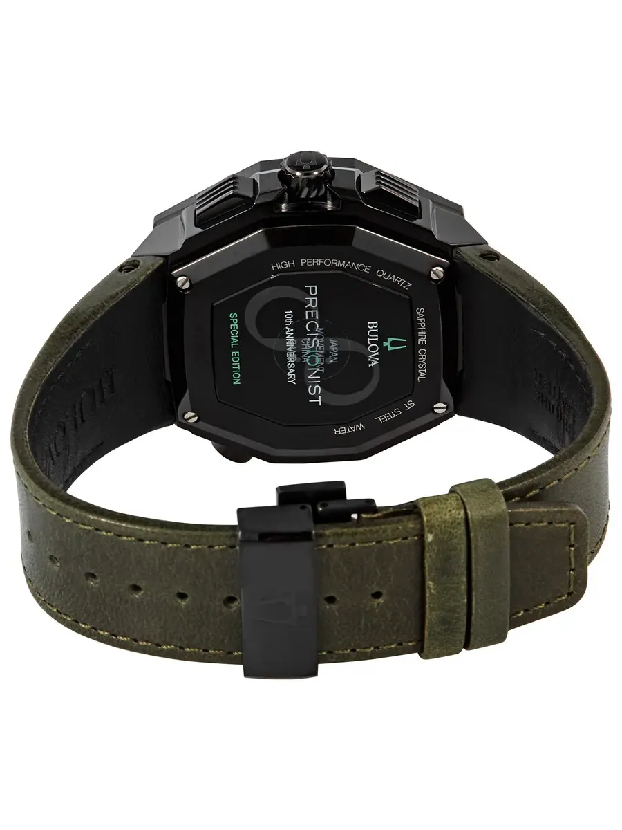 Мужские часы Bulova Precisionist X Special Edition Chronograph Quartz с черным циферблатом, модель — изображение 3 из 3
