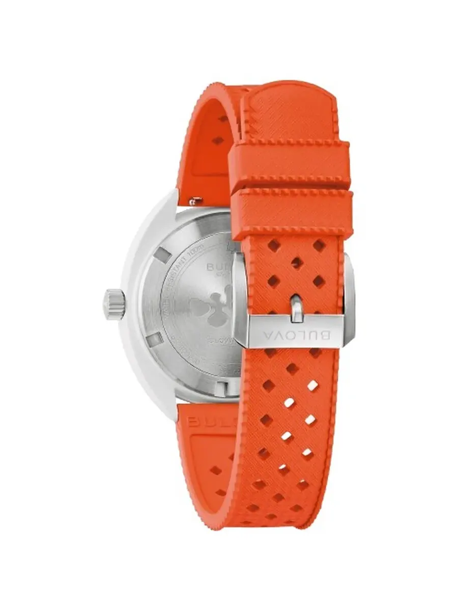 Мужские часы Bulova Snorkel Clownfish Quartz с белым циферблатом 98B448 — изображение 3 из 3, оттенок серый черный