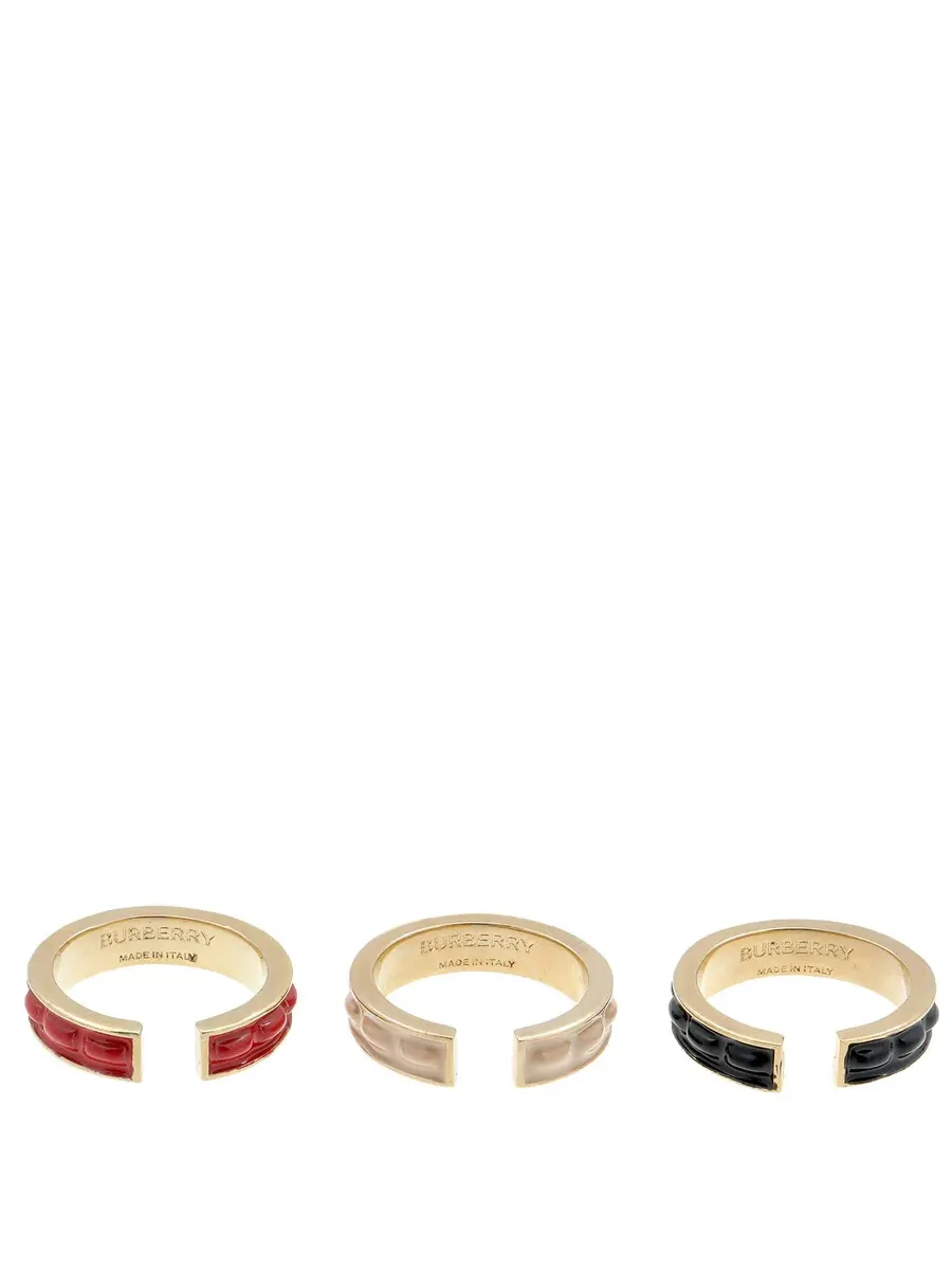 Эмалевые складные серьги Burberry Trio — изображение 3 из 4