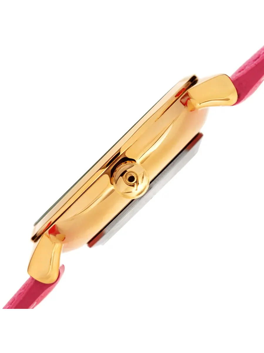 Женские часы Burgi Sparkling Flower Quartz с серебристым циферблатом BUR191PK — изображение 4 из 4, оттенок желтый золотистый