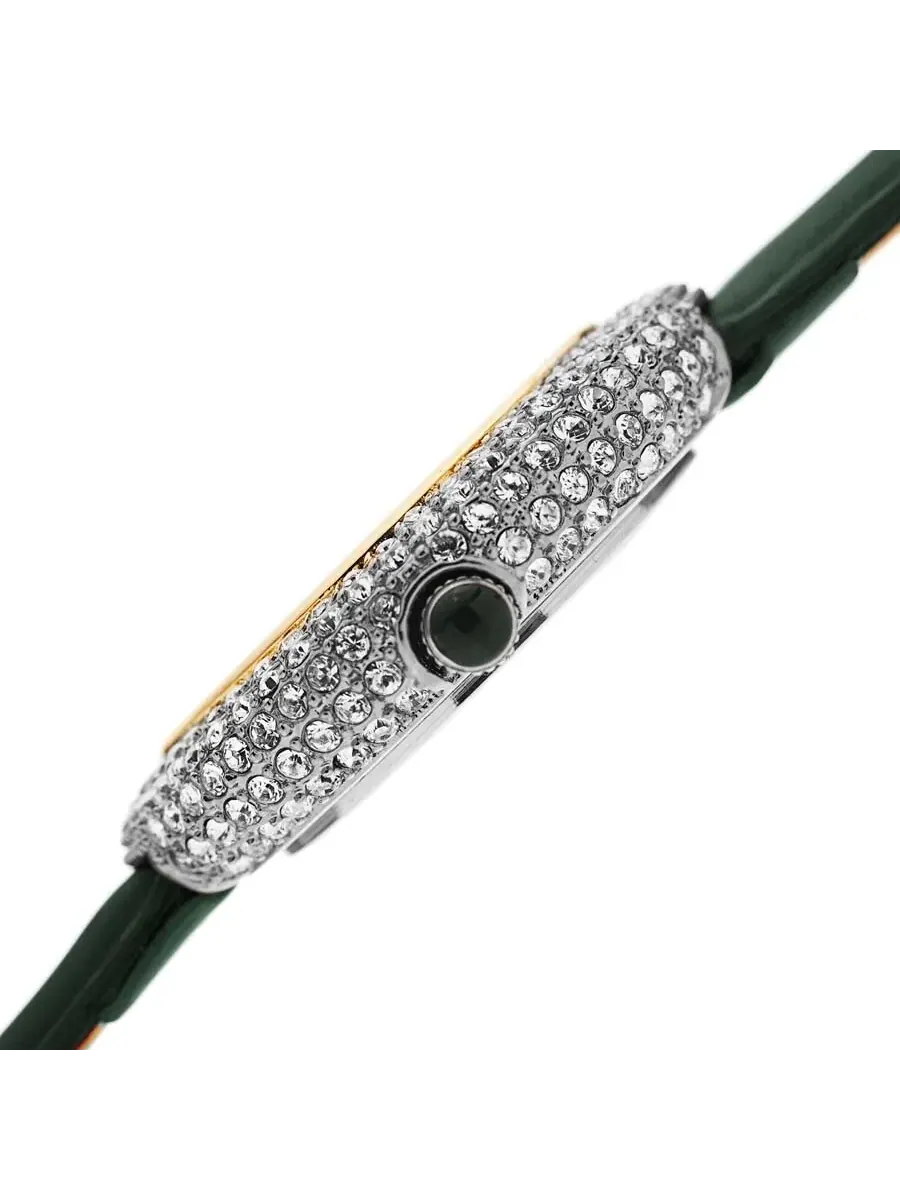 Женские часы Burgi Swirl с кварцевым механизмом — изображение 3 из 4, оттенок золотистый