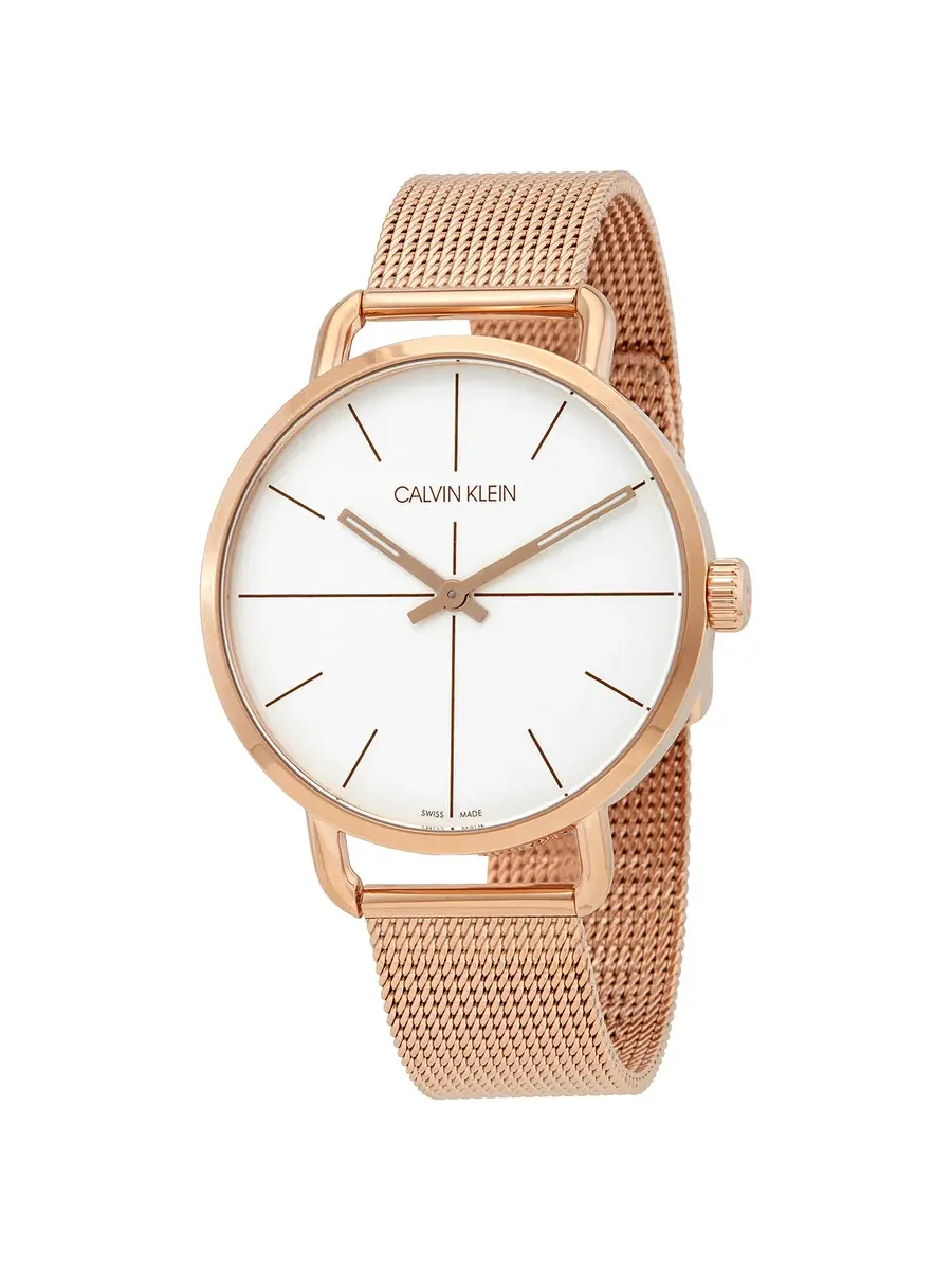 Женские кварцевые часы Calvin Klein Even Quartz с серебристым циферблатом K7B21626 — изображение 1 из 3