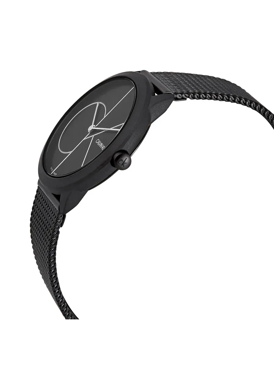 Женские минималистичные кварцевые часы Calvin Klein с черным циферблатом K3M5245X — изображение 2 из 3, оттенок черный