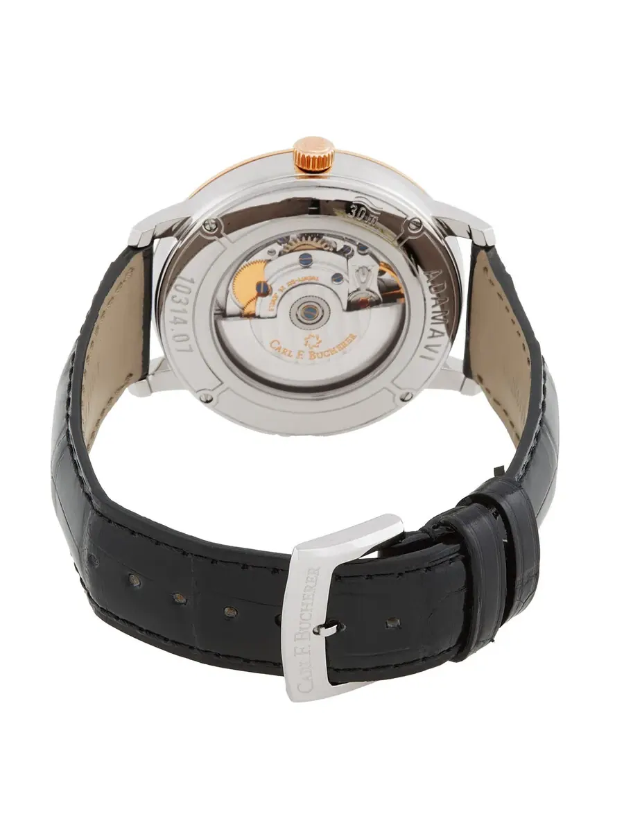 Мужские часы Carl F. Bucherer Adamavi 39 мм с автоматическим механизмом и серебристым циферблатом — изображение 3 из 3