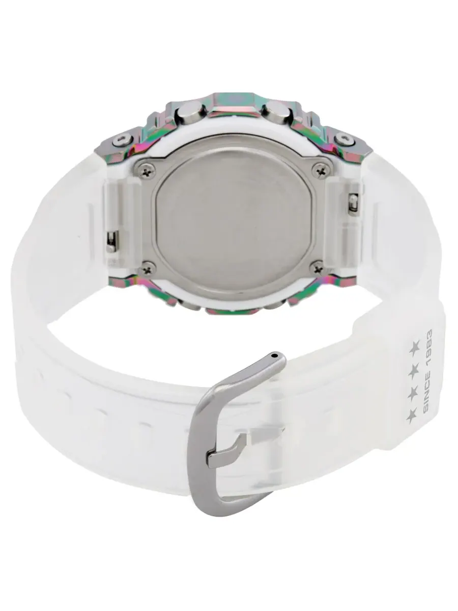 Женские кварцевые цифровые часы Casio G-Shock с будильником GM-S5640GEM-7DR — изображение 3 из 3, оттенок серебристый