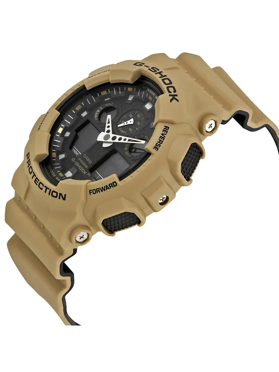 Мужские спортивные часы Casio G-Shock с черным циферблатом — изображение 2 из 3, оттенок песочный бежевый