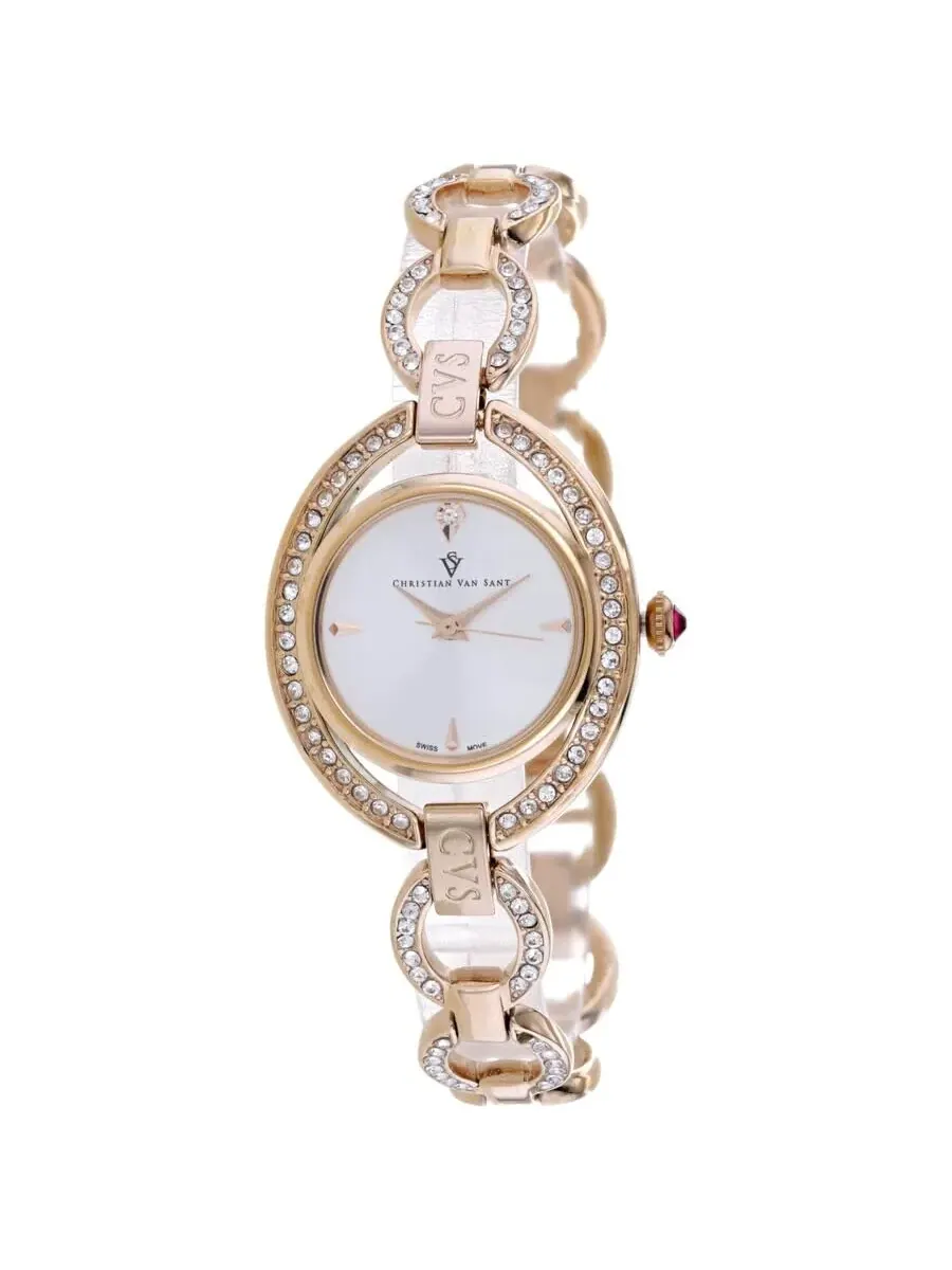 Женские часы Christian Van Sant Stella White Dial CV2933 — изображение 1 из 1, оттенок розовый золотистый