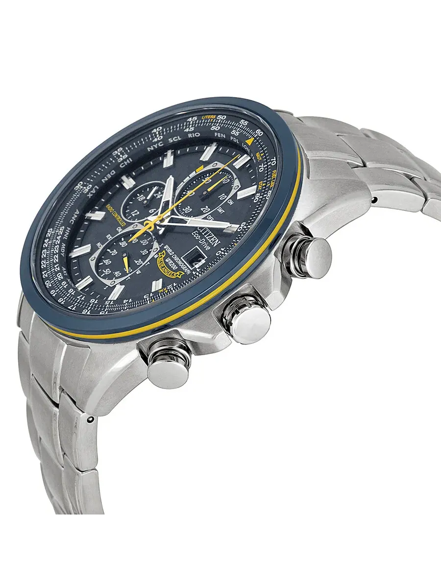 Мужские часы Citizen Eco Drive Blue Angels Chronograph AT8020-54L — изображение 2 из 3, оттенок синий