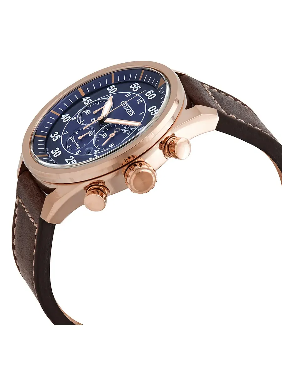 Мужские часы Citizen Avion Chronograph Eco-Drive с синим циферблатом CA4213-18L — изображение 2 из 3