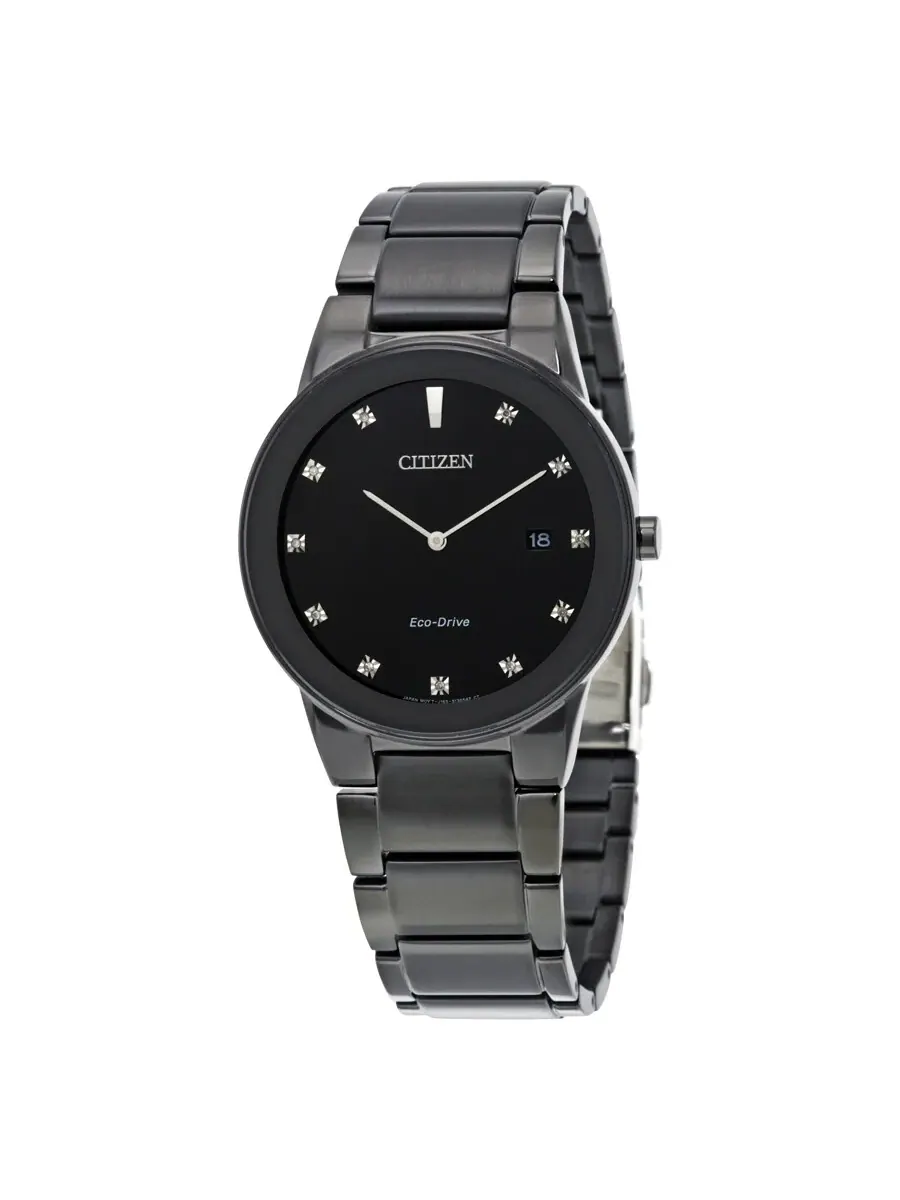 Мужские часы Citizen Axiom с черным циферблатом AU1065-58G — изображение 1 из 3, оттенок черный