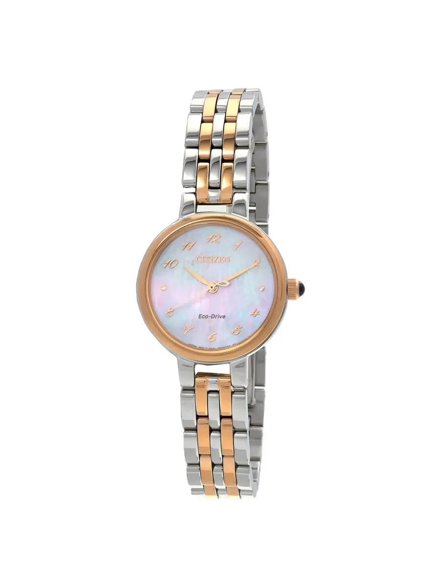 Женские часы Citizen L White Classic Eco-Drive, циферблат, модель EM0996-84Y — изображение 1 из 3, оттенок розовый золотистый