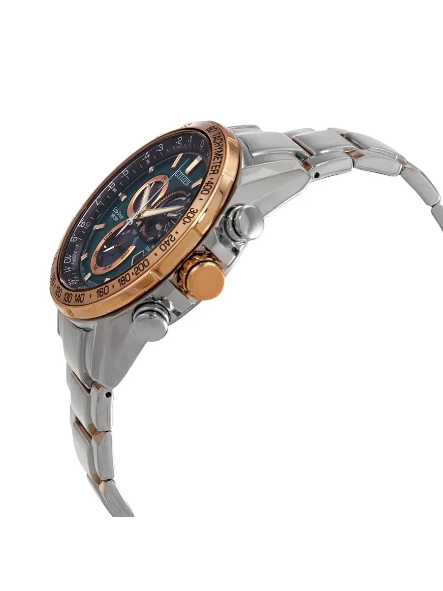 Мужские часы Citizen PCAT Chronograph Eco-Drive с синим циферблатом CB5916-59L — изображение 2 из 3