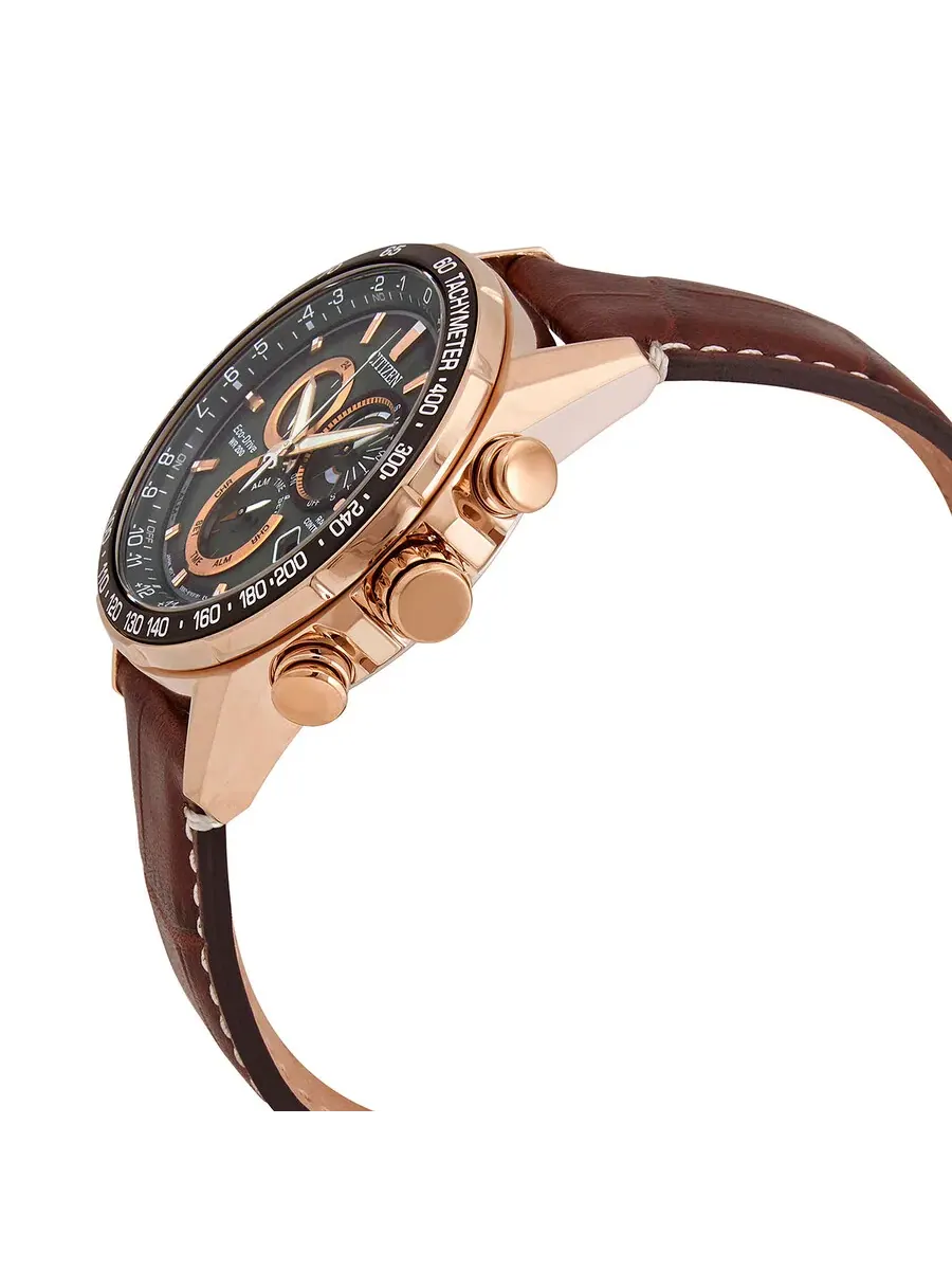 Мужские часы Citizen PCAT World Time Chronograph с зеленым циферблатом CB5919-00X — изображение 2 из 3