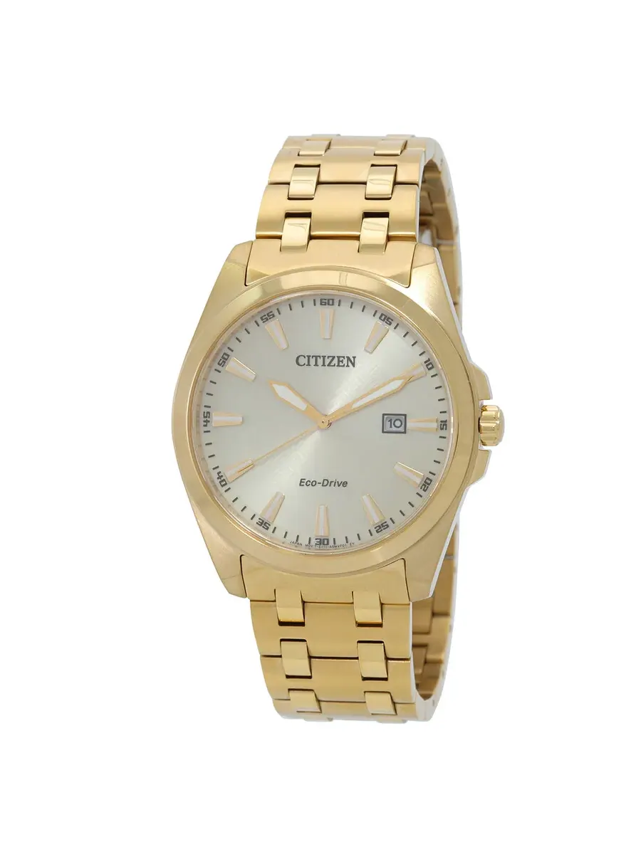 Мужские часы Citizen Peyten Eco-Drive с шампанским циферблатом BM7532-54P — изображение 1 из 3, оттенок золотистый