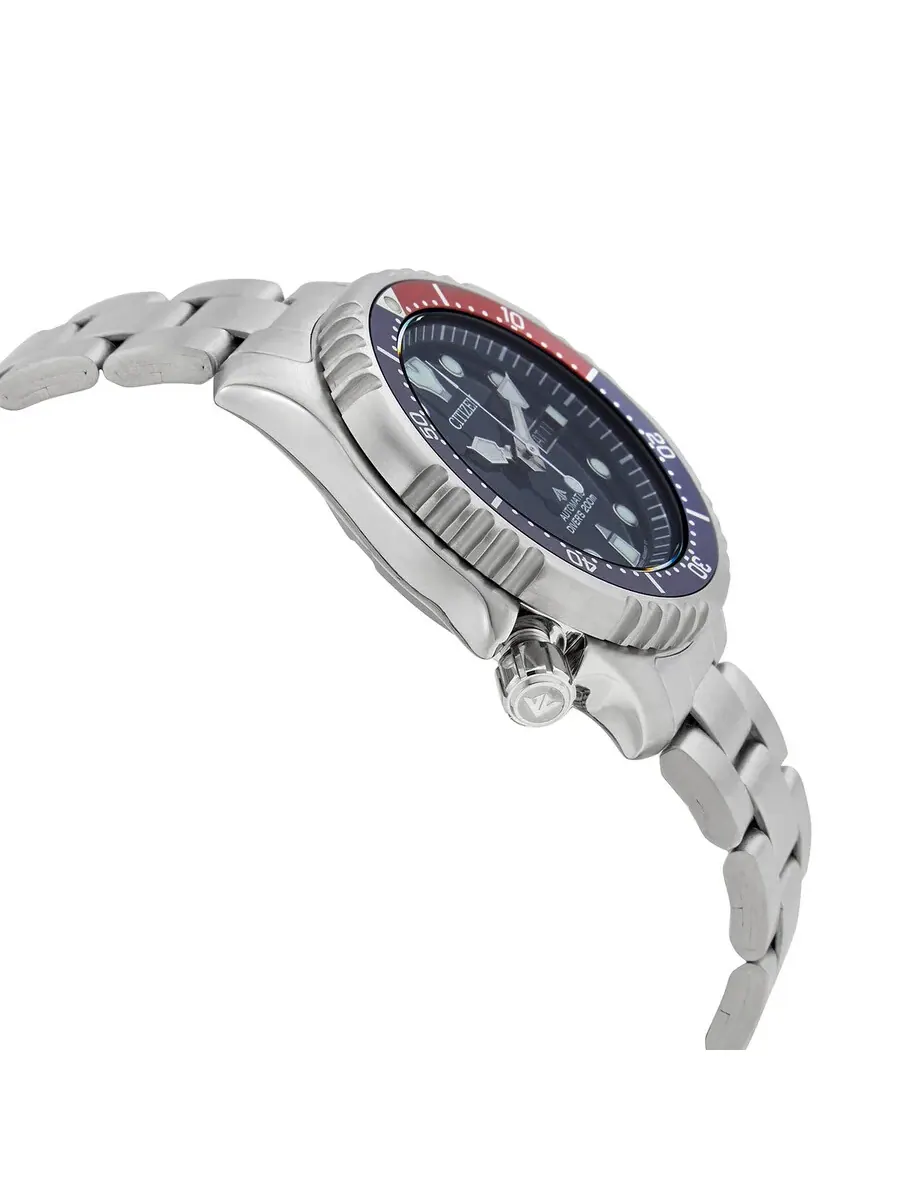 Мужские часы Citizen Promaster Lefty Automatic с синим циферблатом и безелем «пепси» NY0086-83L — изображение 2 из 3