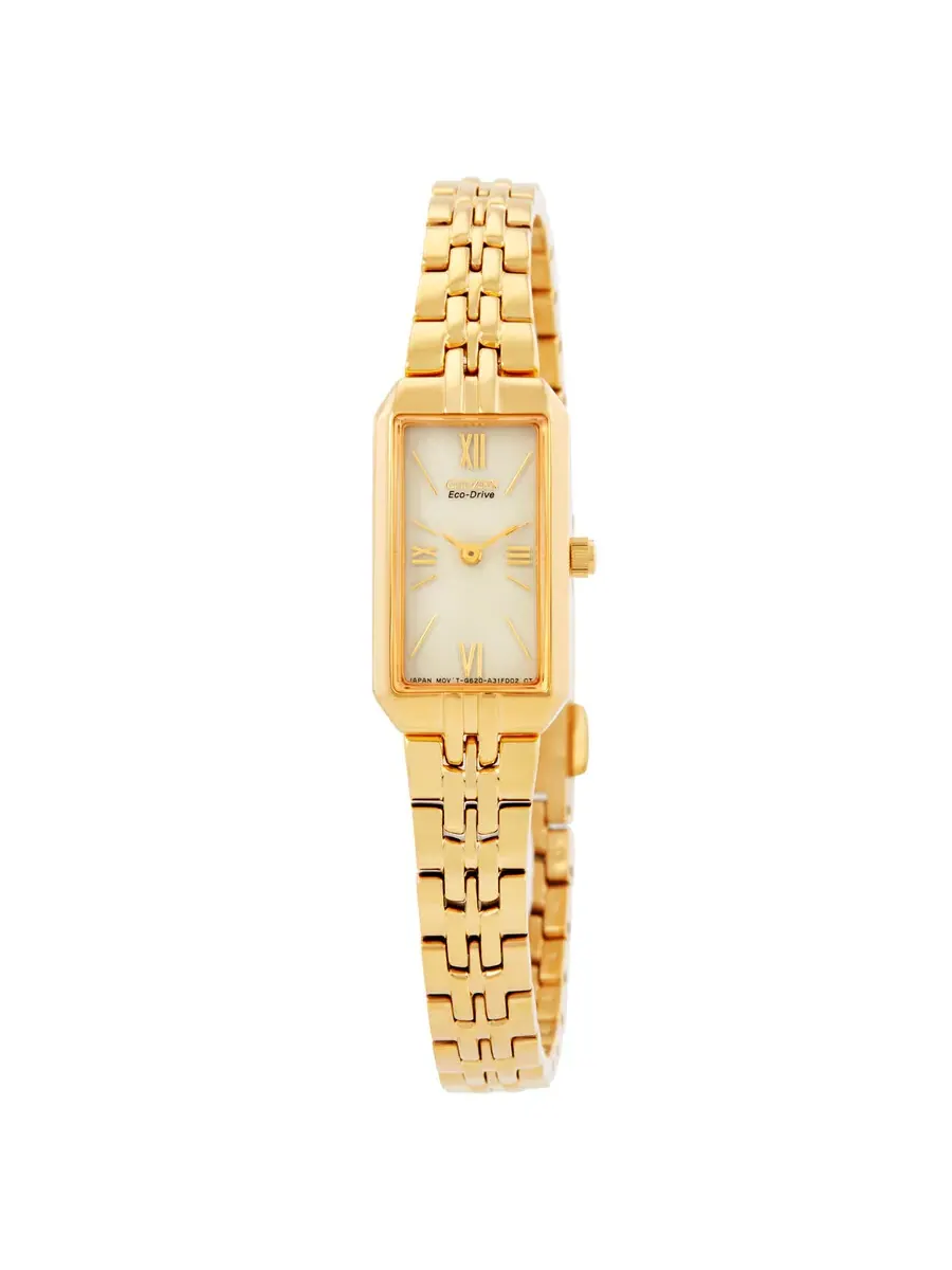 Женские часы Citizen Classic Eco-Drive с шампань-циферблатом EG2693-51P — изображение 1 из 3, оттенок золотистый