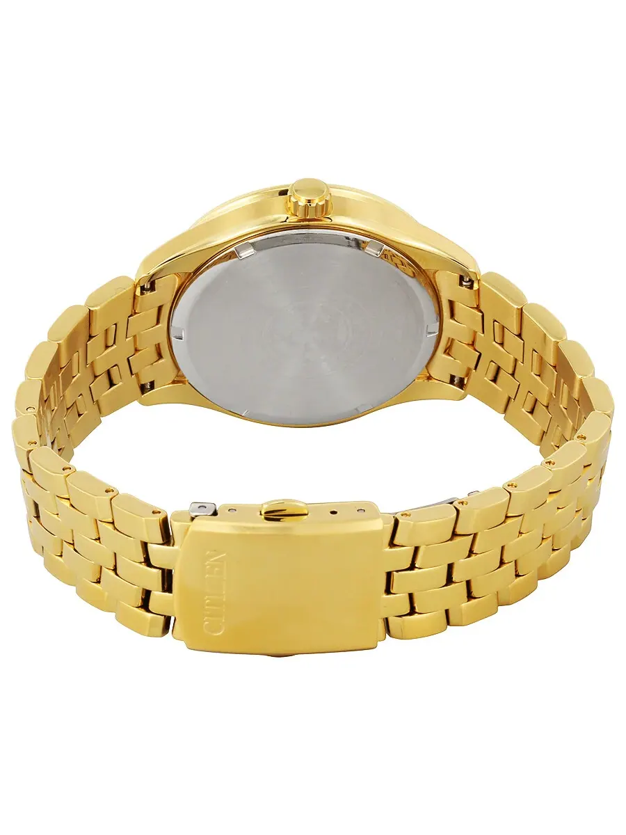 Мужские часы Citizen Contemporary Dress с черным циферблатом BM7252-51E — изображение 3 из 3, оттенок желтый золотистый