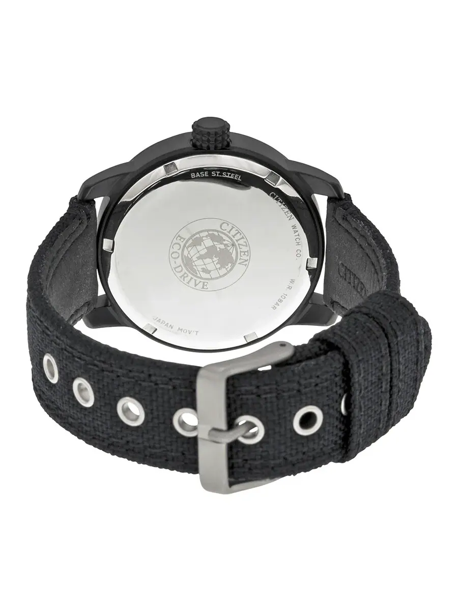 Мужские часы Citizen Eco-Drive с черным циферблатом BM8475-00F — изображение 3 из 4, оттенок черный